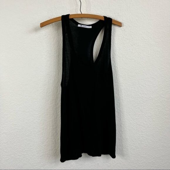 T by Alexander Wang Ink Classic Pocket Racerback Tank - Picture 2 of 7